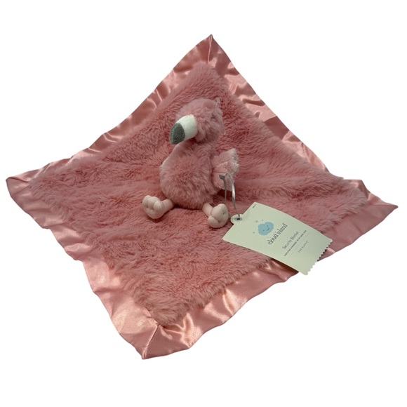 Cloud Island Flamingo Small Security Blanket NWT 14in x 14in - Picture 3 of 9